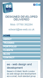 Mobile Screenshot of ee-web.co.uk